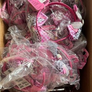 Hello Kitty Pink and Silver Hair Accessories Set